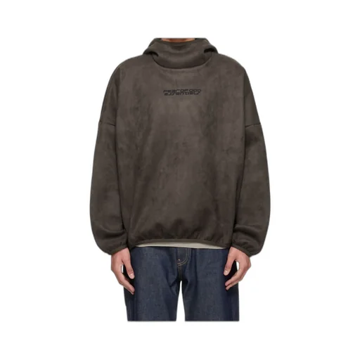 Suede Fleece Modern Hoodie