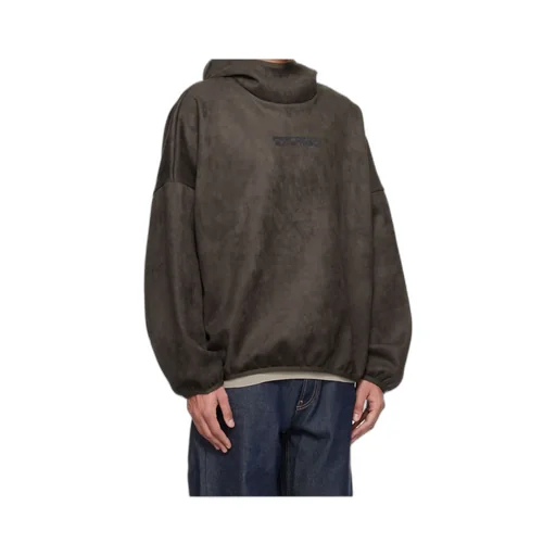 Suede Fleece Modern Hoodie