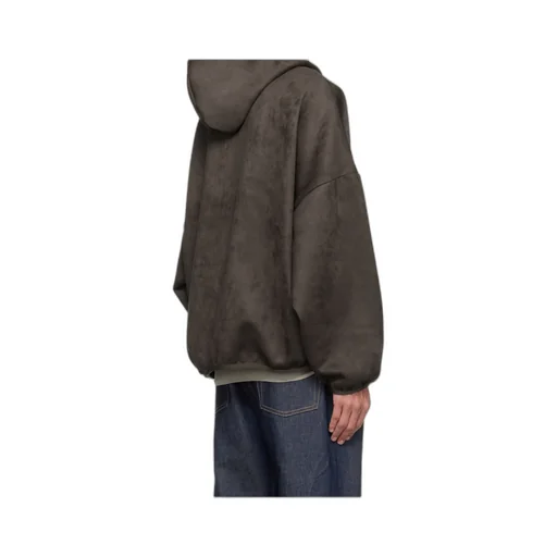 Suede Fleece Modern Hoodie