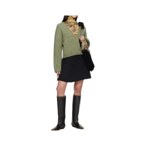 Wool Mini Skirt