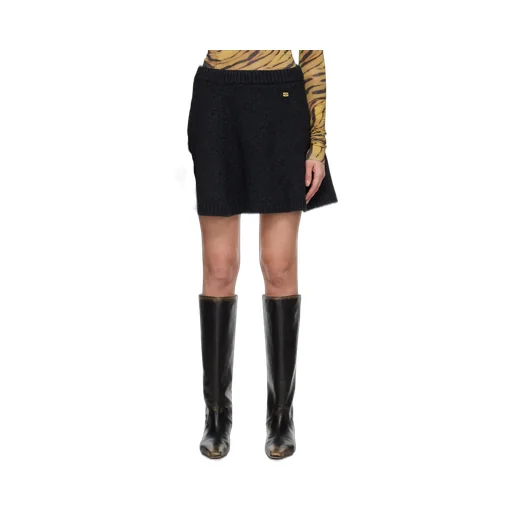 Wool Mini Skirt