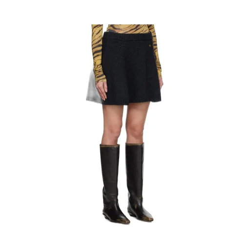 Wool Mini Skirt