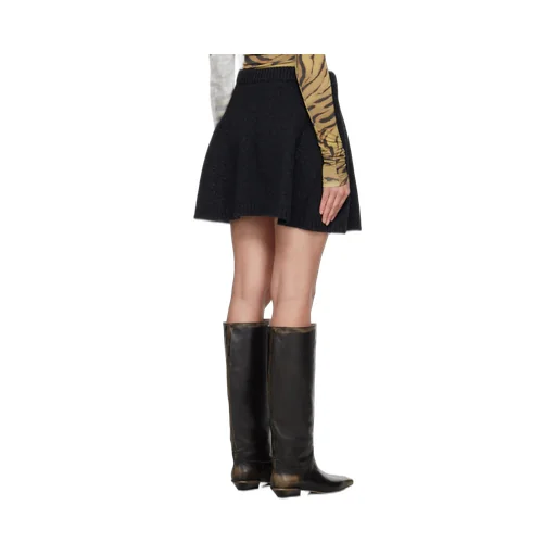 Wool Mini Skirt