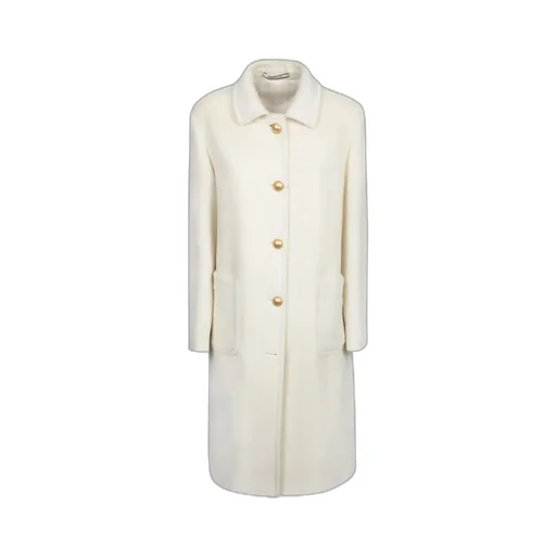 Tagliatore Golden Button Alpaca Coat
