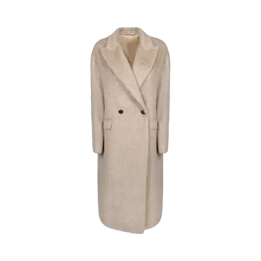 Tagliatore Double-Breasted Alpaca Coat