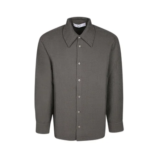 Waffle Fabric Shirt.