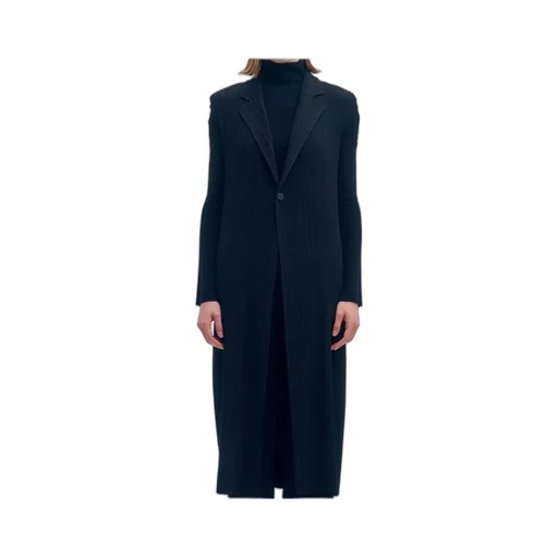 Hatching Sleeveless Coat
