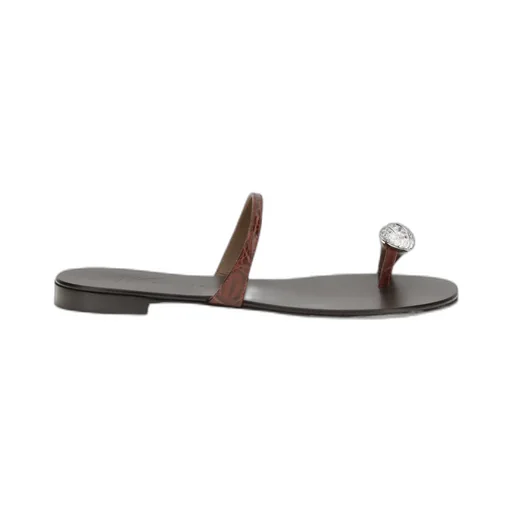Giuseppe Zanotti Icon Ring Flat Sandals