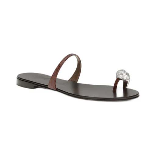 Giuseppe Zanotti Icon Ring Flat Sandals