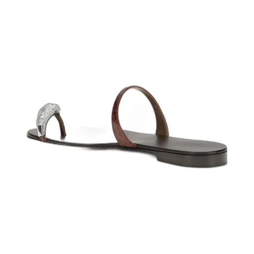 Giuseppe Zanotti Icon Ring Flat Sandals