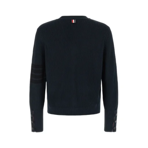 Thom Browne Garment Dyed 4-Bar Cardigan