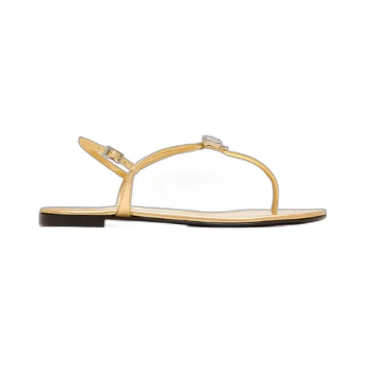 Giuseppe Zanotti Embellished Strap Flat Sandals