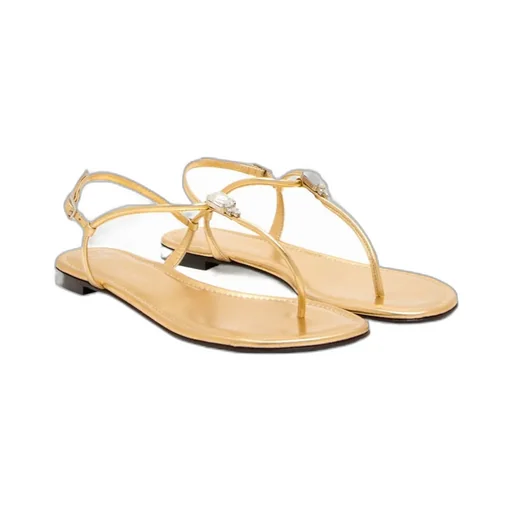 Giuseppe Zanotti Embellished Strap Flat Sandals
