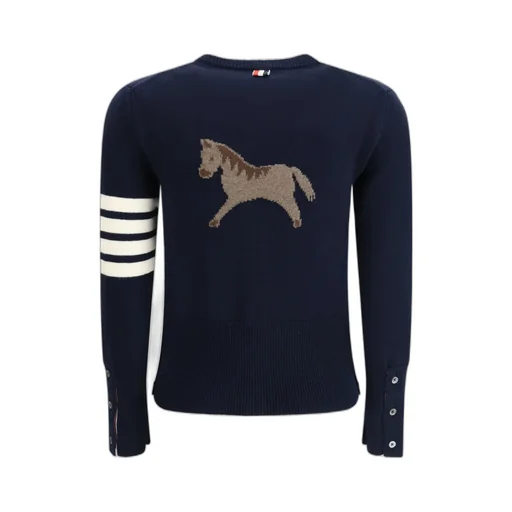 Thom Browne 4-Bar Knitted Cardigan