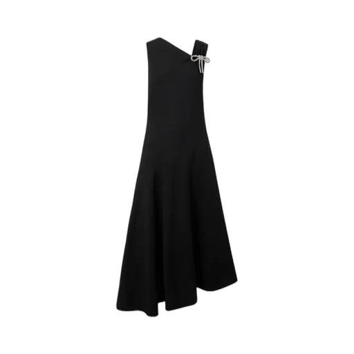 Jil Sander Asymmetrical Hem Evening Dress