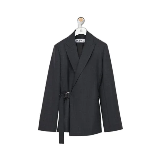 Wool Draped Coat