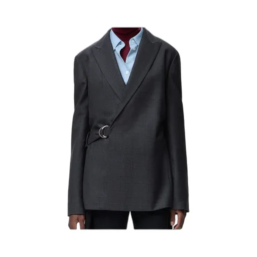 Wool Draped Coat