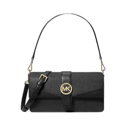 Greenwich Medium Saffiano Leather Shoulder Bag