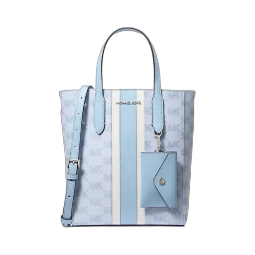 Vincent Small Logo Jacquard Tote Bag With Card Case