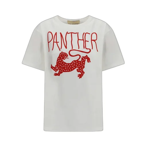 Valentino Animal Printed Crewneck T-Shirt