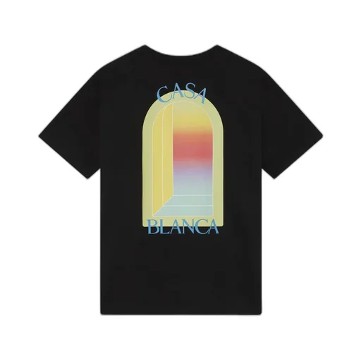 Casablanca Logo Printed Crewneck T-Shirt