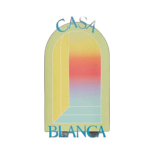 Casablanca Logo Printed Crewneck T-Shirt