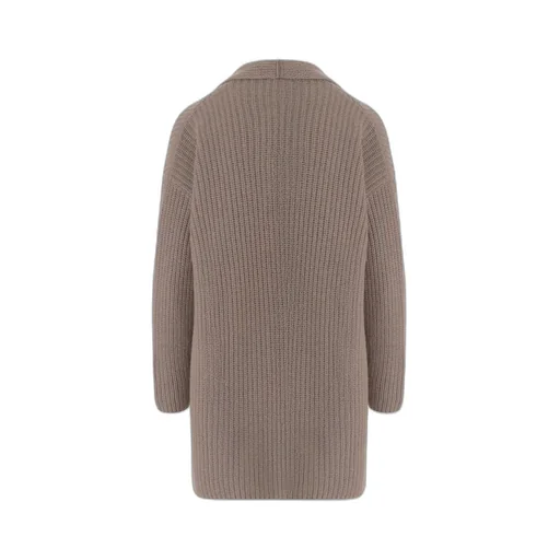 Long-Sleeved Knitted Cardigan