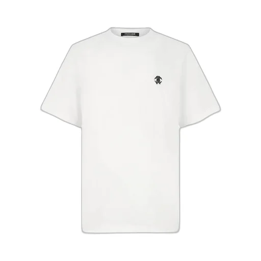 Roberto Cavalli Mirror Snake Logo T-Shirt