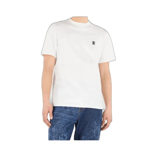 Roberto Cavalli Mirror Snake Logo T-Shirt