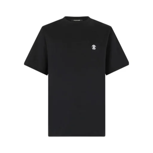 Roberto Cavalli Mirror Snake Logo T-Shirt