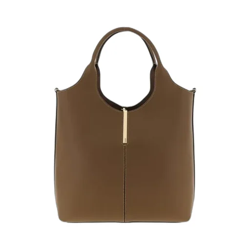 Tod's Logo Engraved Small Shopper Bag