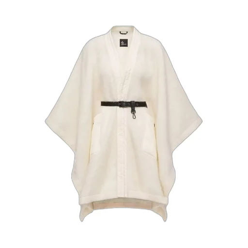 Mohair, Alpaca & Wool Blend Belted Cape