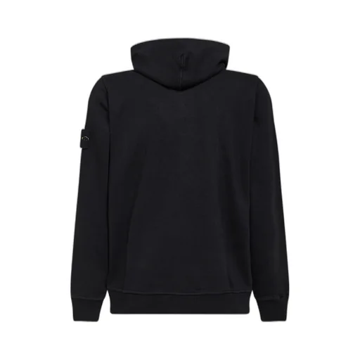 Stone Island Logo Patch Zip-Up Hoodie