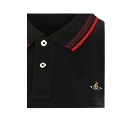 Vivienne Westwood Logo Embroidered Short Sleeve Polo Shirt