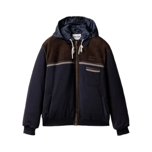 Miu Miu Zipped Hooded Jacket