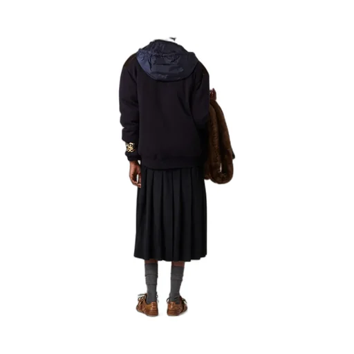 Miu Miu Zipped Hooded Jacket