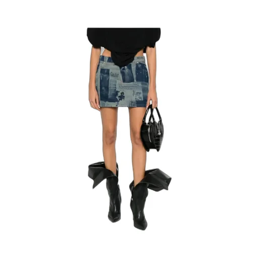 Belt-Loop Mini Skirt