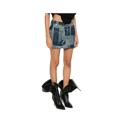 Belt-Loop Mini Skirt