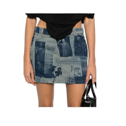 Belt-Loop Mini Skirt