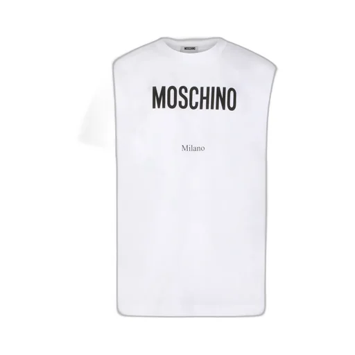 Moschino Logo-Print Crewneck T-Shirt