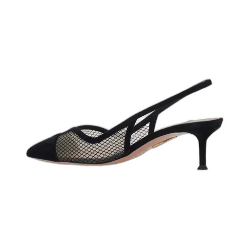 Aquazzura Gia Mesh Sling Pumps