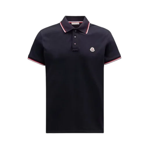 Moncler Logo Patch Short-Sleeved Polo Shirt
