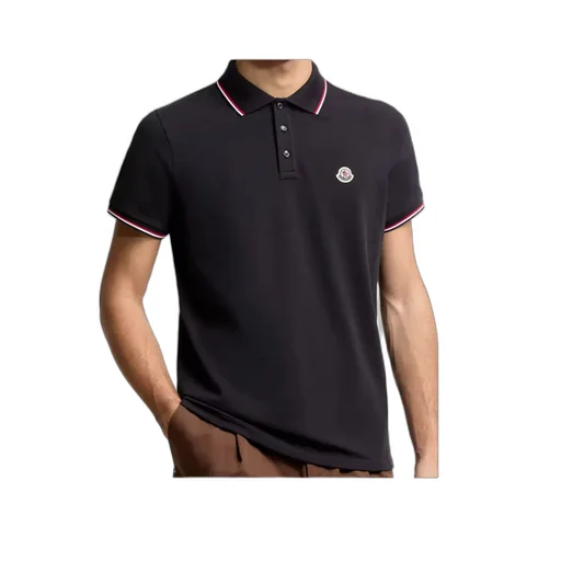 Moncler Logo Patch Short-Sleeved Polo Shirt