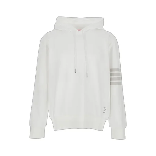Thom Browne	Logo Patch Drawstring Hoodie