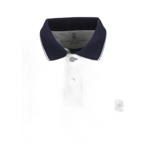 Brunello Cucinelli Logo Embroidered Short-Sleeved Polo Shirt