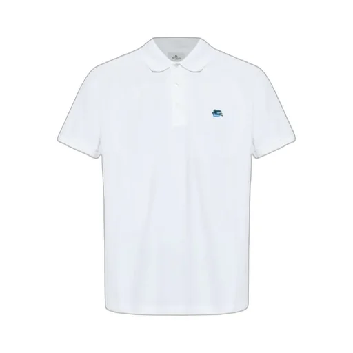 Etro Logo-Embroidered Short-Sleeved Polo Shirt
