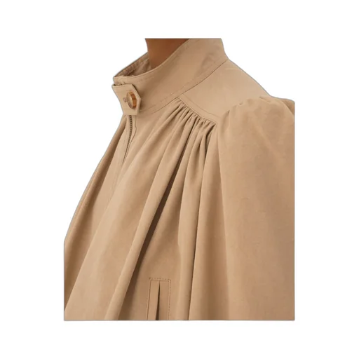 Gathered-Detail Jacket