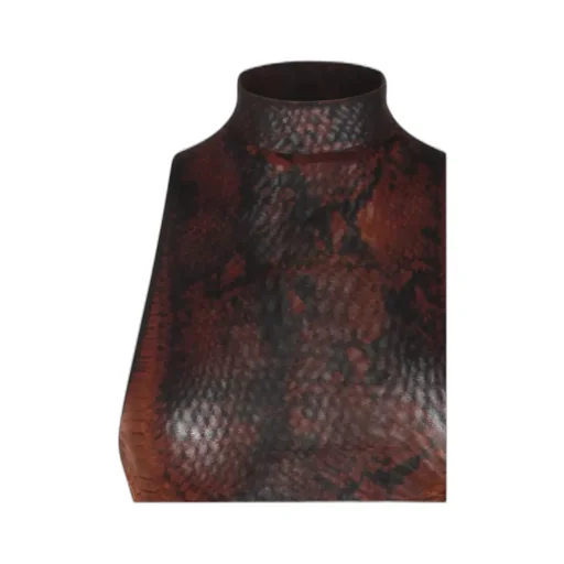 High-Neck Sleeveless Dress