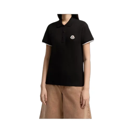 Moncler Logo Patch Short-Sleeved Polo Shirt