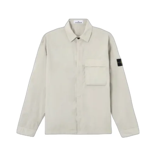 Comfort-Fit Overshirt With Snap Fastening